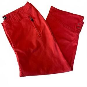 Jamie Sadock Vibrant Coral Cropped Pants